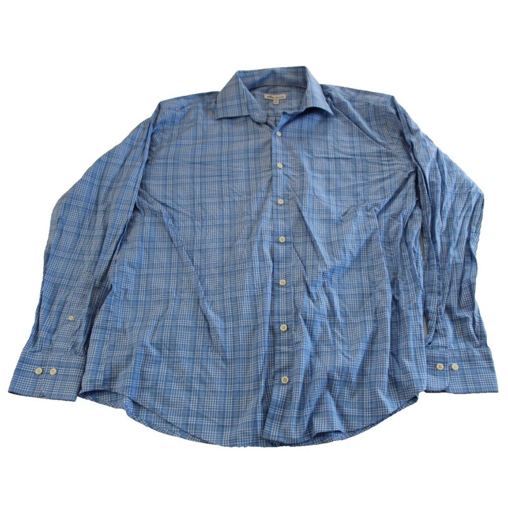 Peter Millar Men's Breathable Button Down Shirt Size XL